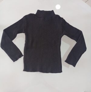 Blusa tricot preta